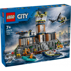 Klocki LEGO 60419 Policja z Więziennej Wyspy CITY